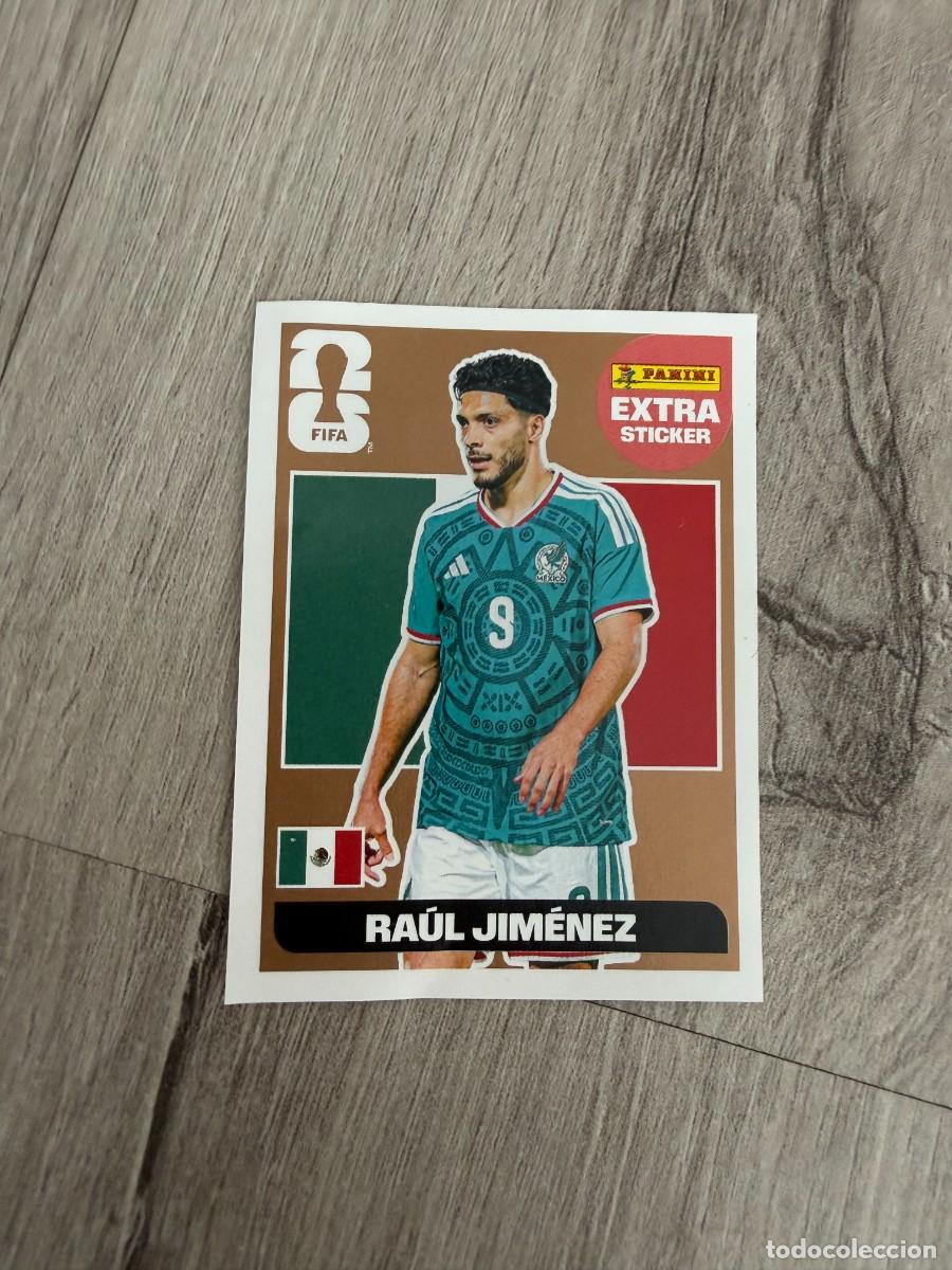 Fu&szlig;ball-Sticker: Ra&uacute;l Jim&eacute;nez - Extra Sticker ORO Panini World Cup