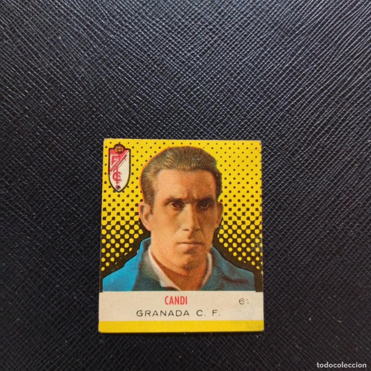Cartes &agrave; collectionner de Football: 61 CANDI GRANADA BRUGUERA CAMPEONES 1957 1958 CROMO FUTBOL 57 58 - DESPEGADO - A45 PG38