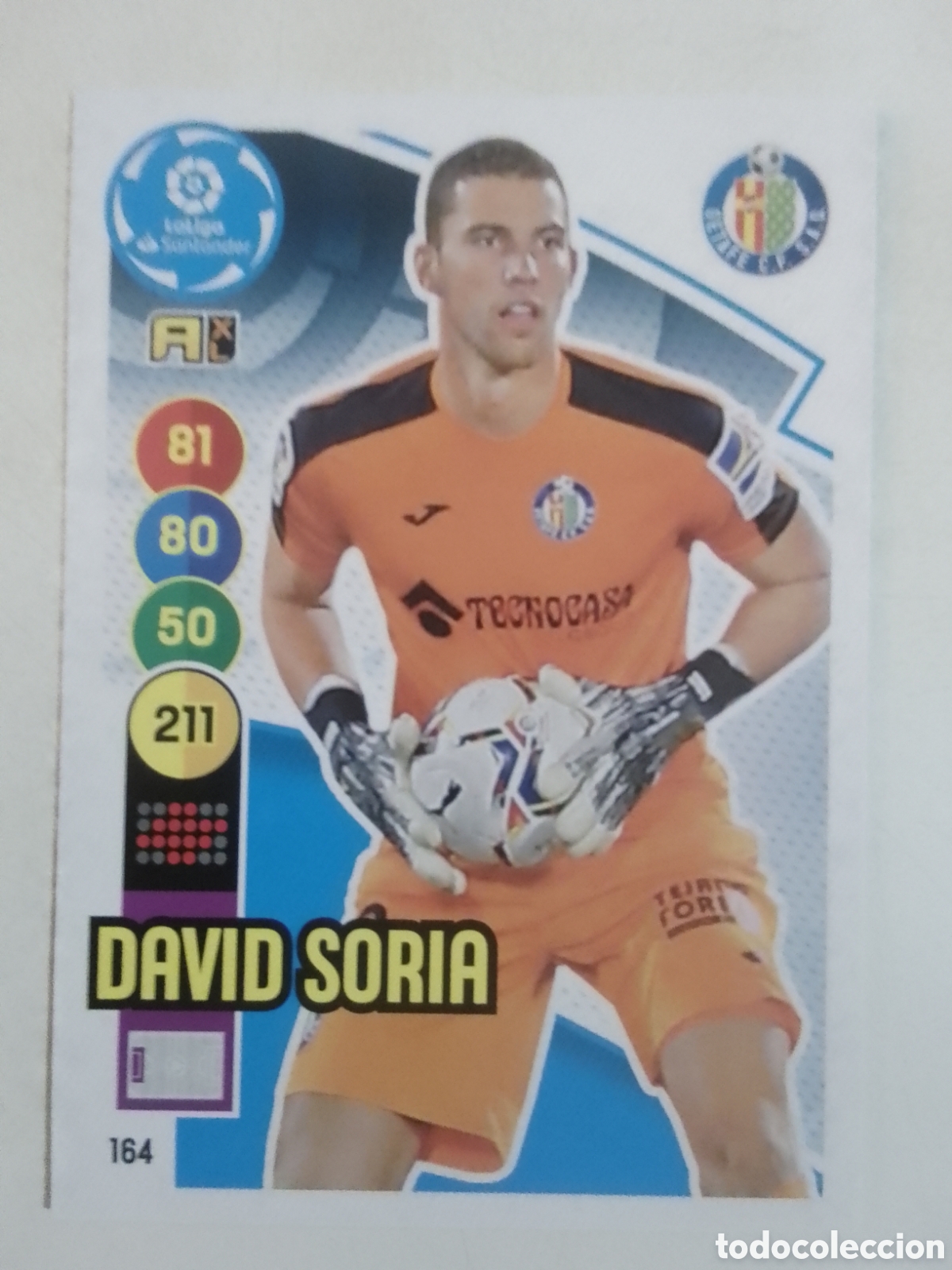 Cromos de Futebol: Adrenalyn XL 2020-21 n&deg; 164 David Soria &bull; Getafe.