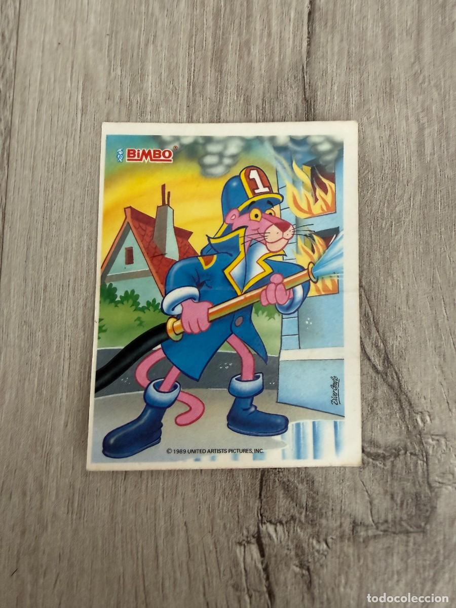 Cromos de F&uacute;tbol: Cromo Disfraces Pantera Rosa Bimbo Diver Pegatina