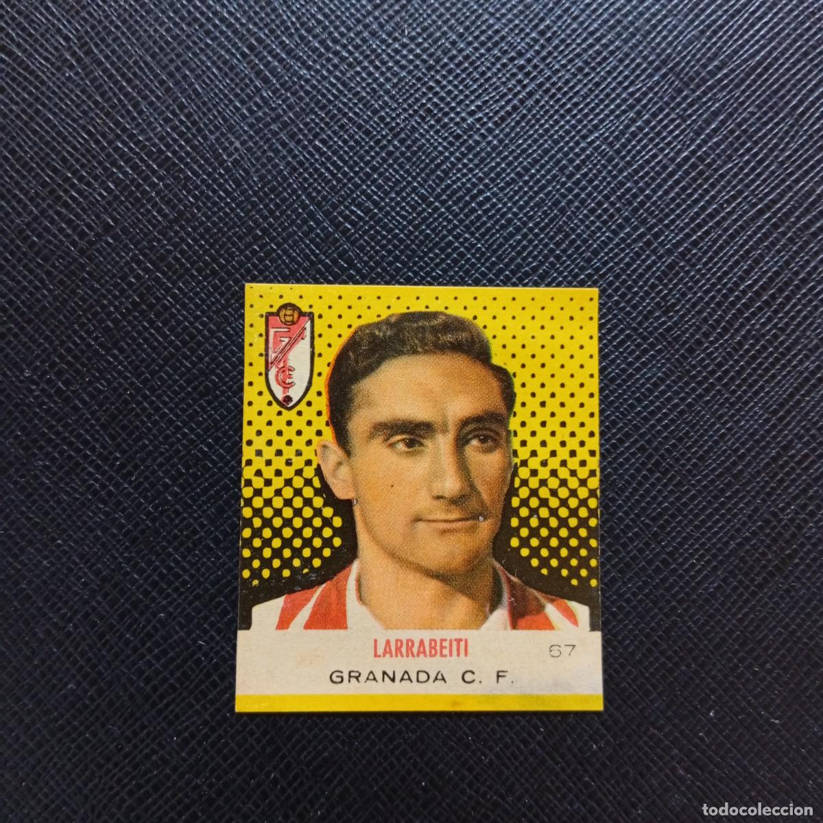 Cromos de Futebol: 67 LARRABEITI GRANADA BRUGUERA CAMPEONES 1957 1958 CROMO FUTBOL 57 58 - DESPEGADO - A45 PG38