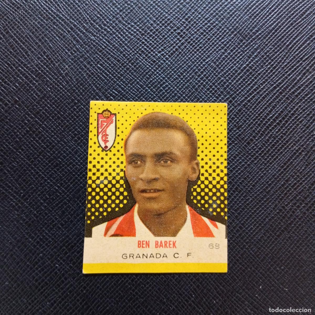 Cromos de Futebol: 68 BEN BAREK GRANADA BRUGUERA CAMPEONES 1957 1958 CROMO FUTBOL 57 58 - DESPEGADO - A45 PG39