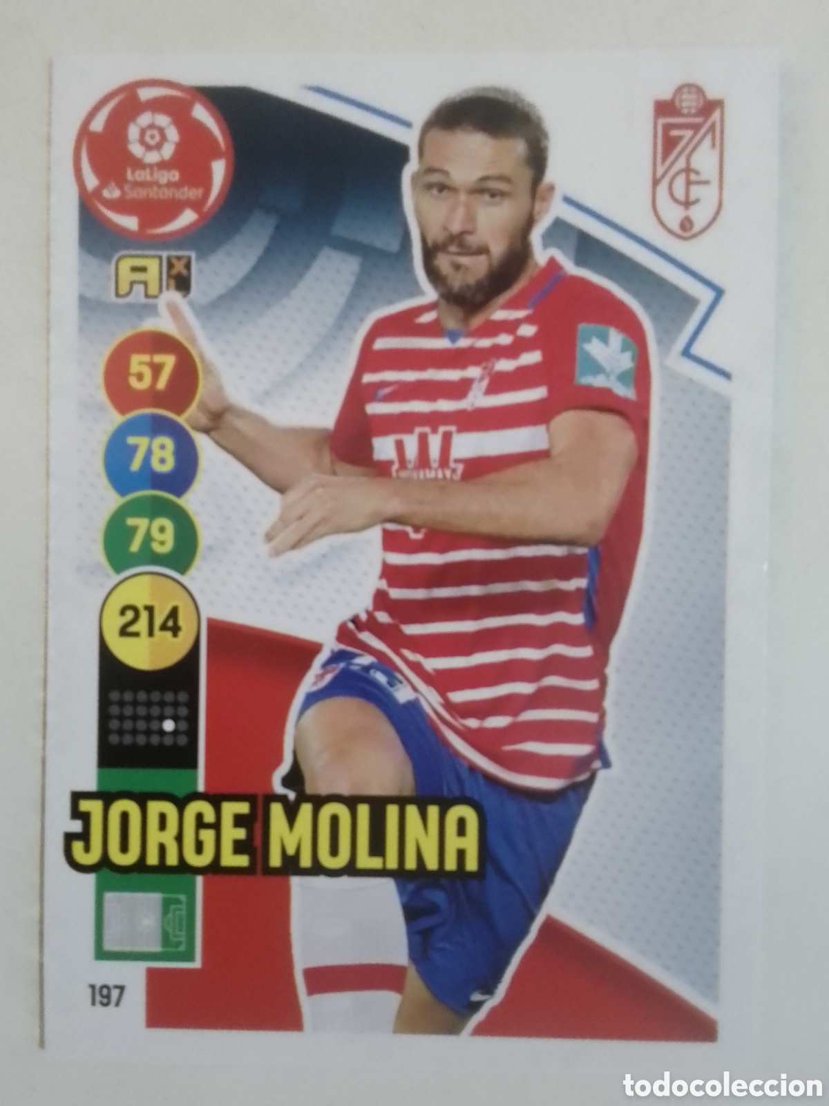Cromos de F&uacute;tbol: Adrenalyn XL 2020-21 n&deg; 197 Jorge Molina &bull; Granada.