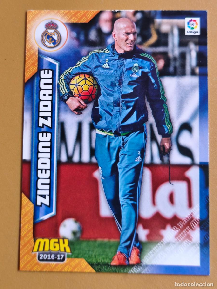 Cromos de F&uacute;tbol: zinedine zidane, 2016 17 megacracks