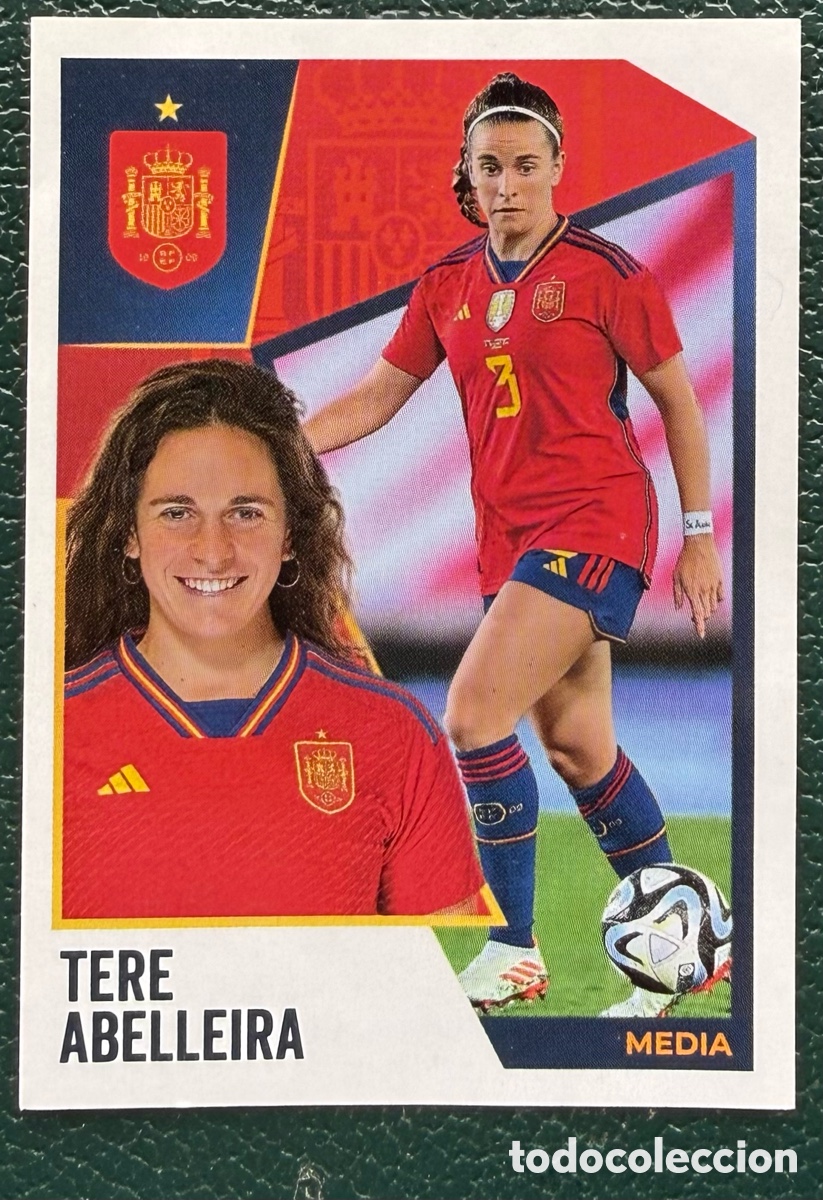 Cartes &agrave; collectionner de Football: 50 TERE ABELLEIRA COLECCI&Oacute;N OFICIAL DE LA SELECCI&Oacute;N ESPA&Ntilde;OLA 2024 CARREFOUR PANINI VAMOS SELECCI&Oacute;N