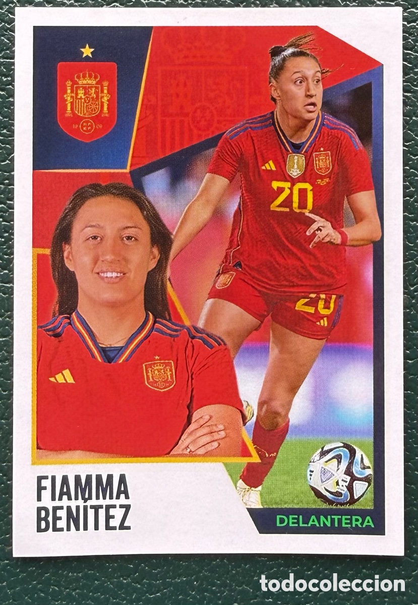 Cartes &agrave; collectionner de Football: 62 FIAMMA BENITEZ COLECCI&Oacute;N OFICIAL DE LA SELECCI&Oacute;N ESPA&Ntilde;OLA 2024 CARREFOUR PANINI VAMOS SELECCI&Oacute;N