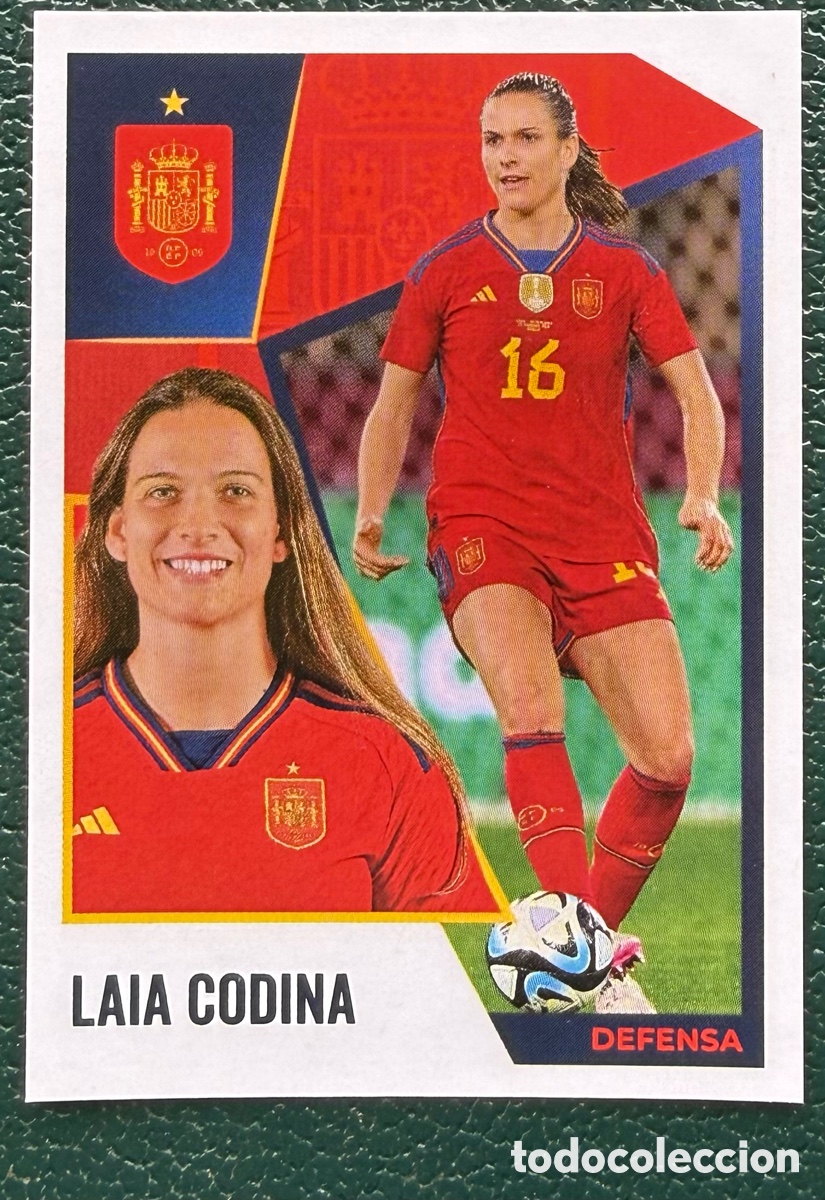 Cartes &agrave; collectionner de Football: 44 LAIA CODINA COLECCI&Oacute;N OFICIAL DE LA SELECCI&Oacute;N ESPA&Ntilde;OLA 2024 CARREFOUR PANINI VAMOS SELECCI&Oacute;N