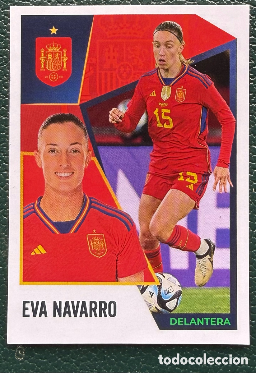 Fu&szlig;ball-Sticker: 58 EVA NAVARRO COLECCI&Oacute;N OFICIAL DE LA SELECCI&Oacute;N ESPA&Ntilde;OLA 2024 CARREFOUR PANINI VAMOS SELECCI&Oacute;N