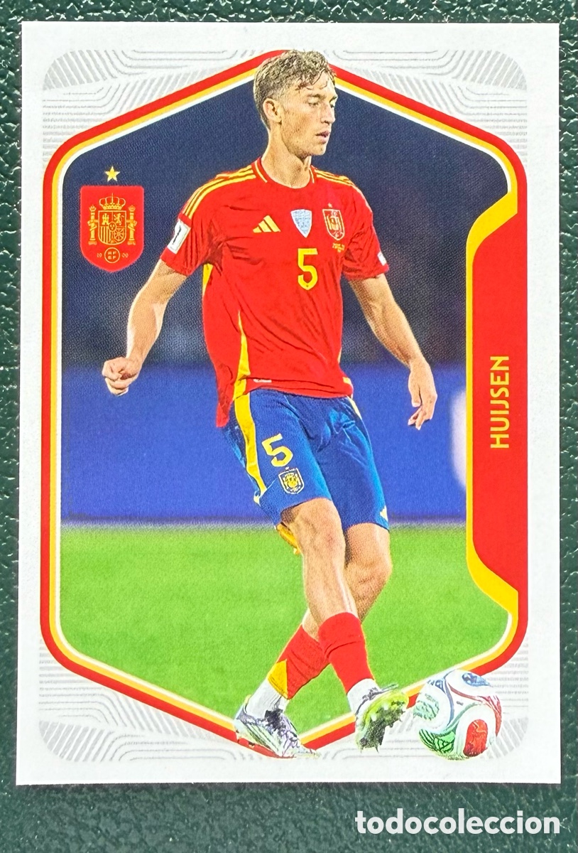 Cartes &agrave; collectionner de Football: 22 HUIJSEN COLECCI&Oacute;N OFICIAL DE LA SELECCI&Oacute;N ESPA&Ntilde;OLA 2026 CARREFOUR PANINI ESPA&Ntilde;A