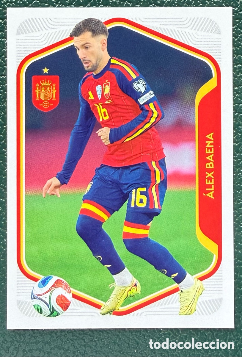 Figurine di Calcio: 44 ALEX BAENA COLECCI&Oacute;N OFICIAL DE LA SELECCI&Oacute;N ESPA&Ntilde;OLA 2026 CARREFOUR PANINI ESPA&Ntilde;A