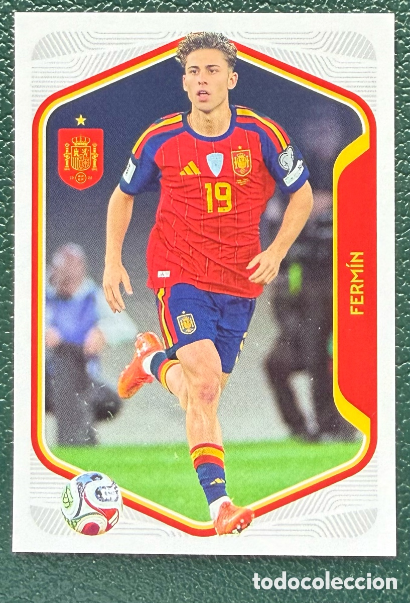 Figurine di Calcio: 46 FERMIN COLECCI&Oacute;N OFICIAL DE LA SELECCI&Oacute;N ESPA&Ntilde;OLA 2026 CARREFOUR PANINI ESPA&Ntilde;A