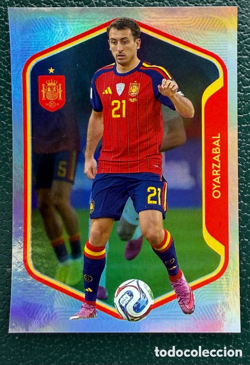 Figurine di Calcio: 52 OYARZABAL COLECCI&Oacute;N OFICIAL DE LA SELECCI&Oacute;N ESPA&Ntilde;OLA 2026 CARREFOUR PANINI ESPA&Ntilde;A