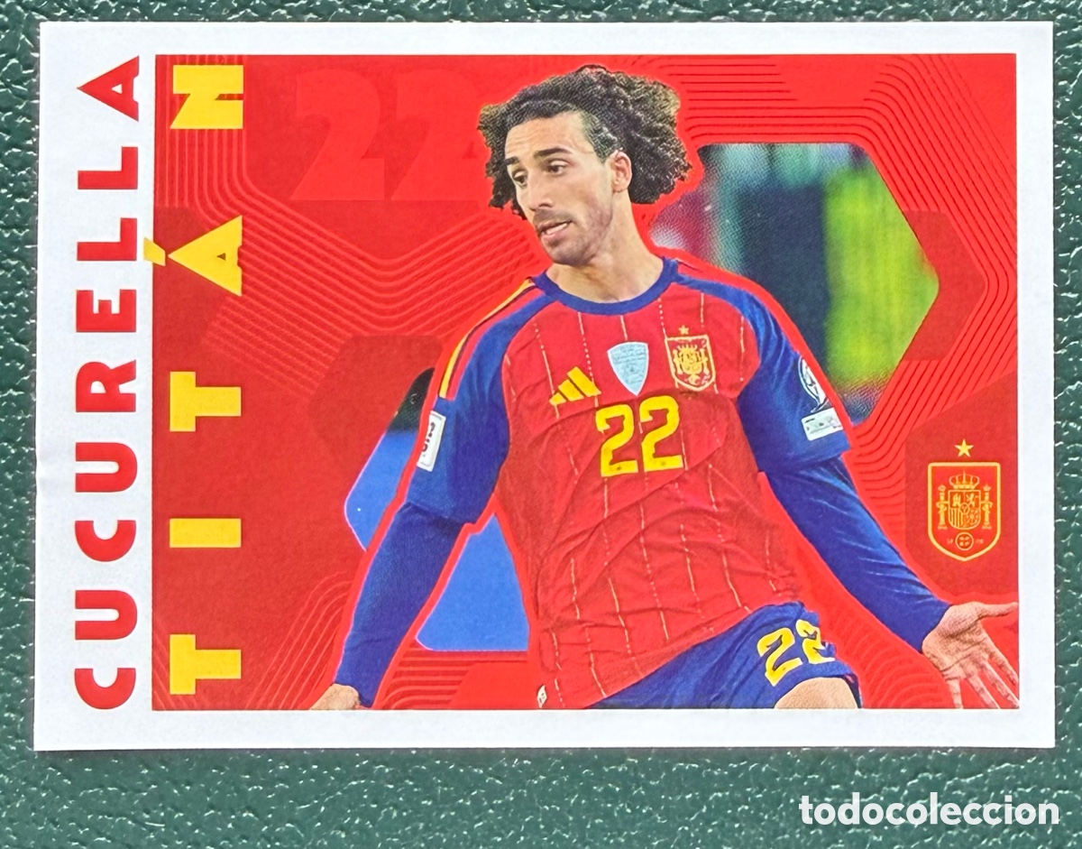 Figurine di Calcio: 67 CUCURELLA TITAN COLECCI&Oacute;N OFICIAL DE LA SELECCI&Oacute;N ESPA&Ntilde;OLA 2026 CARREFOUR PANINI ESPA&Ntilde;A