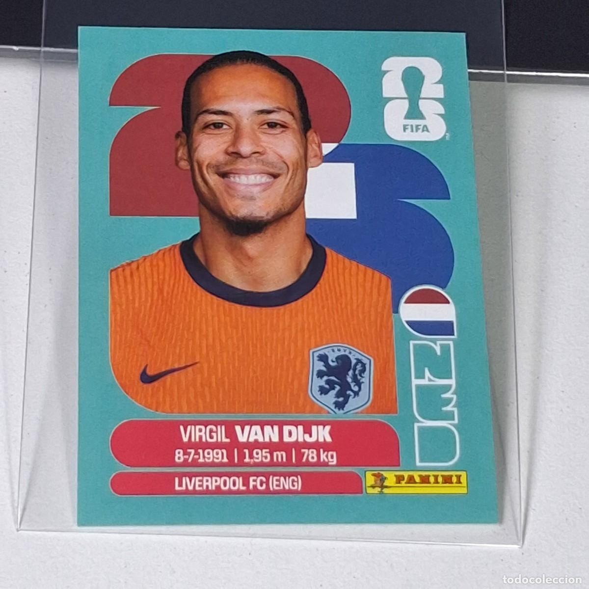 Cromos de F&uacute;tbol: B18 NED3 VIRGIL VAN DIJK 3 NED PA&Iacute;SES BAJOS HOLANDA MUNDIAL FIFA WORLD CUP 2026 STICKER PANINI
