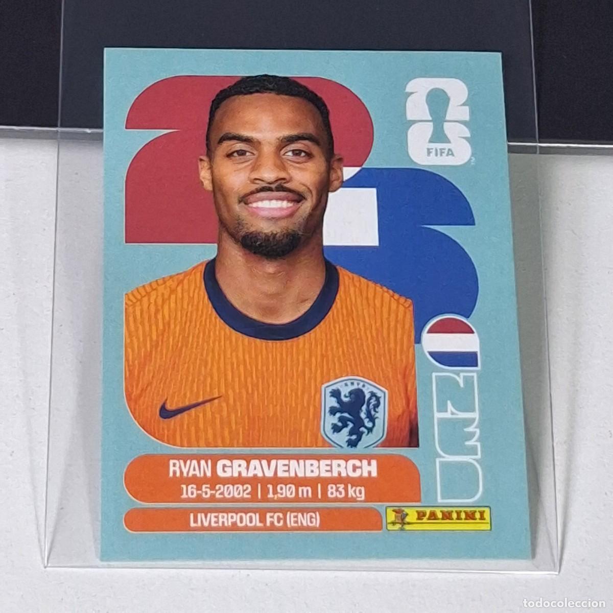 Cromos de F&uacute;tbol: B18 NED11 RYAN GRAVENBERCH 11 PA&Iacute;SES BAJOS HOLANDA NED MUNDIAL FIFA WORLD CUP 2026 STICKER PANINI