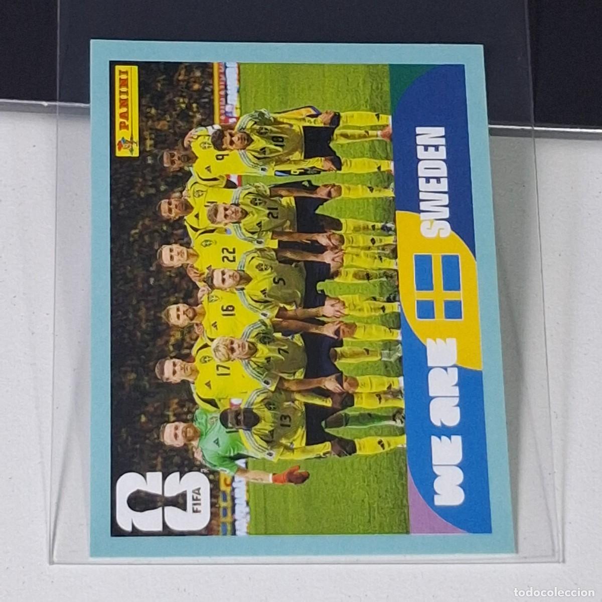 Cromos de F&uacute;tbol: B18 SWE 13 SWE13 PLANTILLA SUECIA SWEDEN MUNDIAL FIFA WORLD CUP 2026 STICKER PANINI