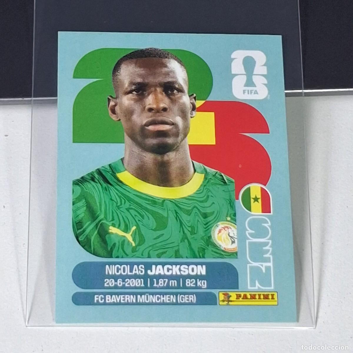 Cromos de F&uacute;tbol: B18 SEN 19 SEN19 NICOLAS JACKSON SENEGAL MUNDIAL FIFA WORLD CUP 2026 STICKER PANINI