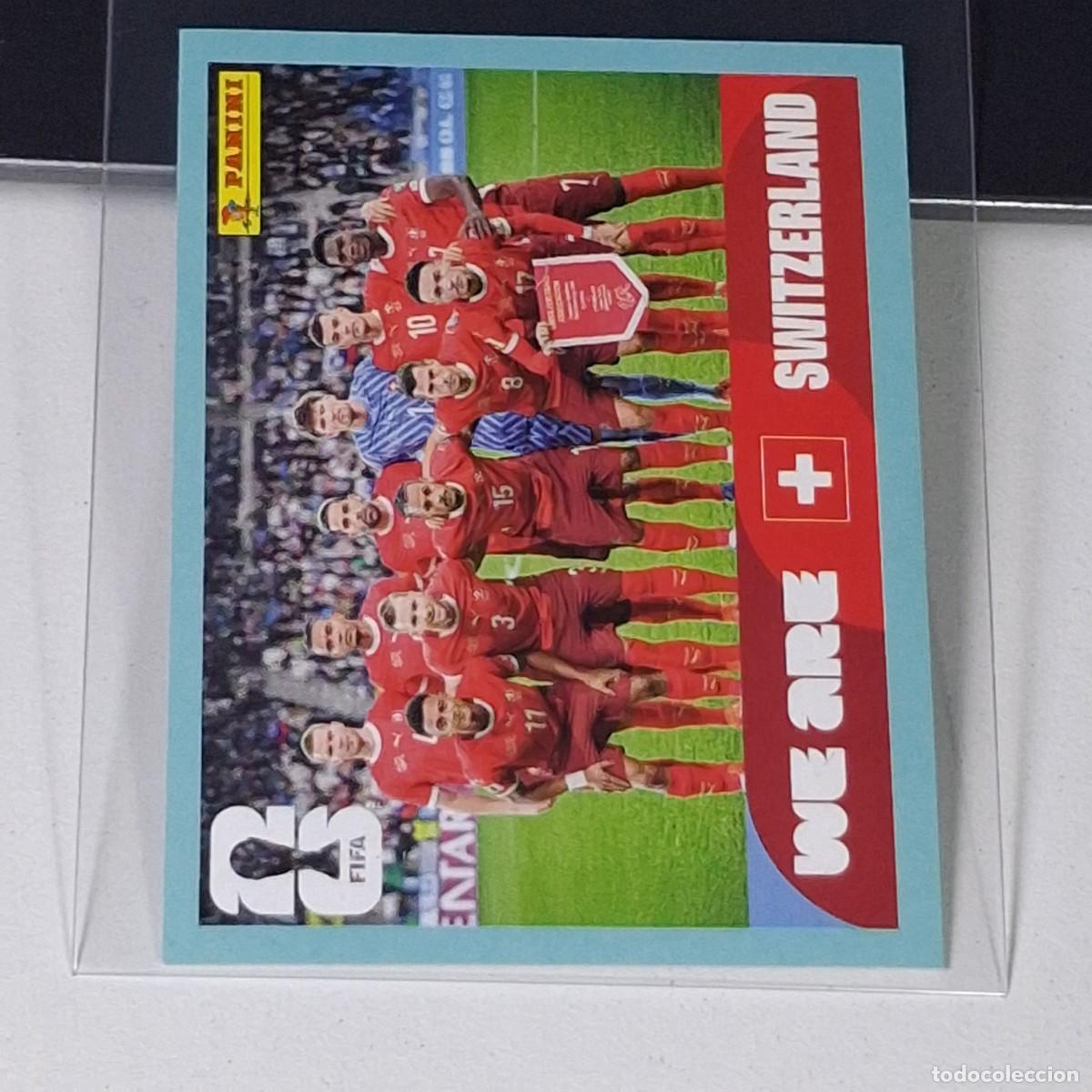 Cromos de F&uacute;tbol: B18 SUI 13 SUI13 PLANTILLA EQUIPO SUIZA SUI SWITZERLAND MUNDIAL FIFA WORLD CUP 2026 STICKER PANINI