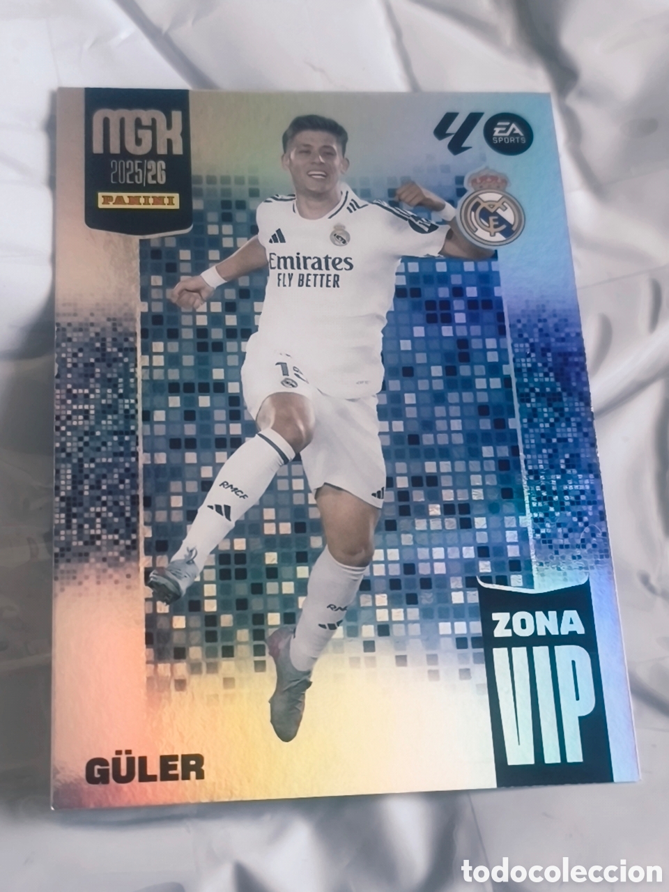 Cromos de F&uacute;tbol: Carta Arda G&uuml;ler - ZONA VIP #394 - Mgk 2025/26 Panini - Real Madrid