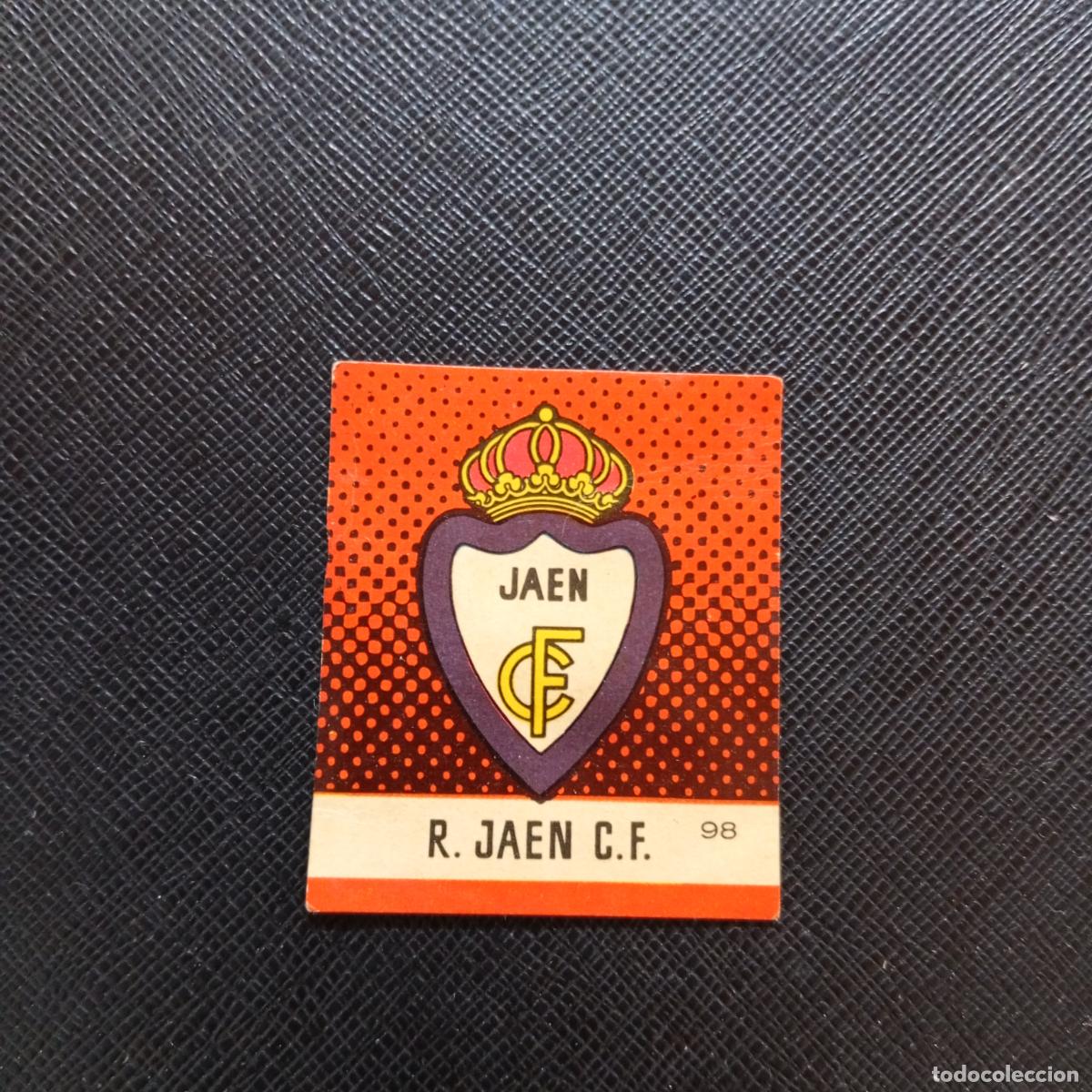 Cromos de F&uacute;tbol: 98 ESCUDO JAEN BRUGUERA CAMPEONES 1957 1958 CROMO FUTBOL 57 58 - DESPEGADO - A44 PG109