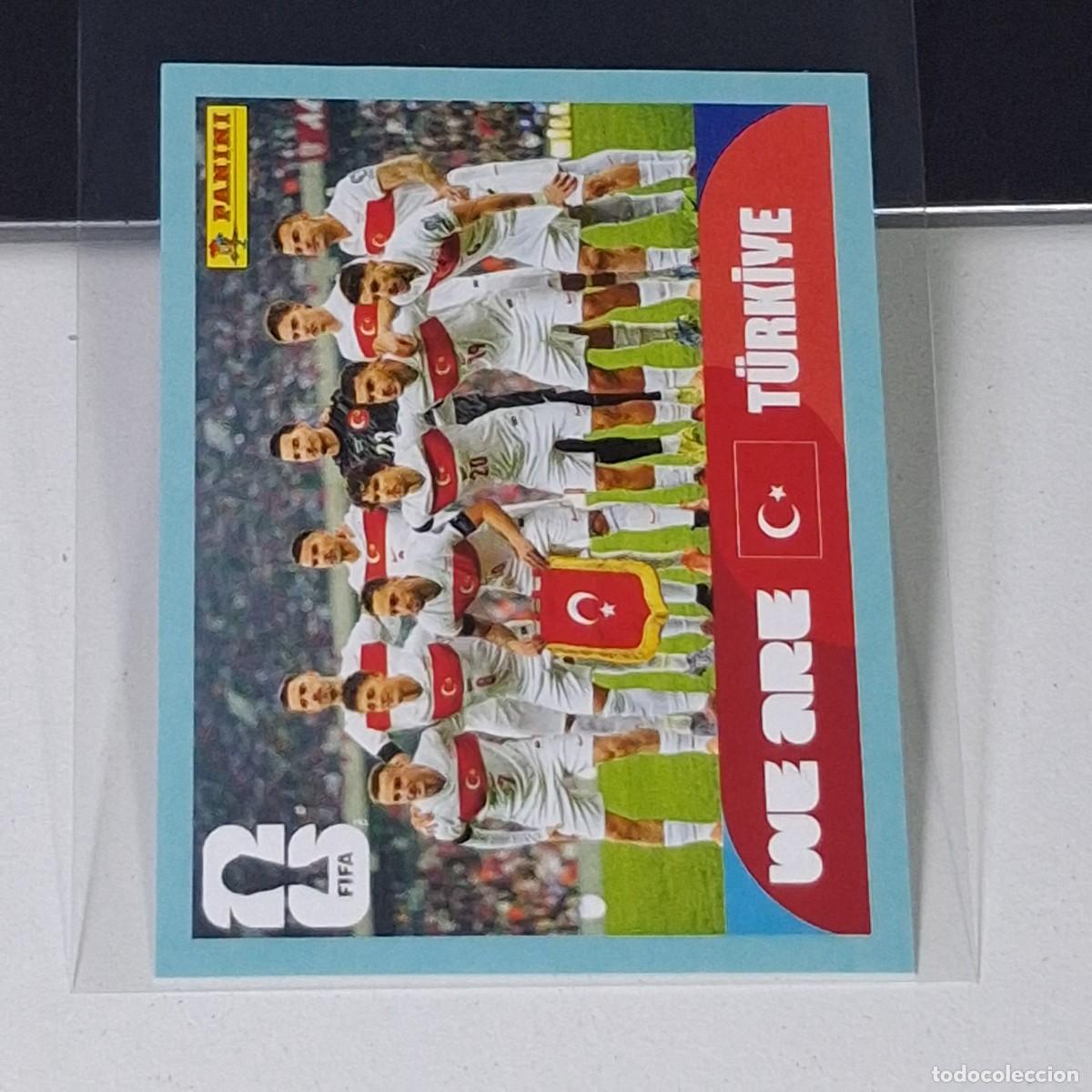 Cromos de F&uacute;tbol: B18 TUR 13 TUR13 PLANTILLA TURQUIA TURQUEY TEAM MUNDIAL FIFA WORLD CUP 2026 STICKER PANINI