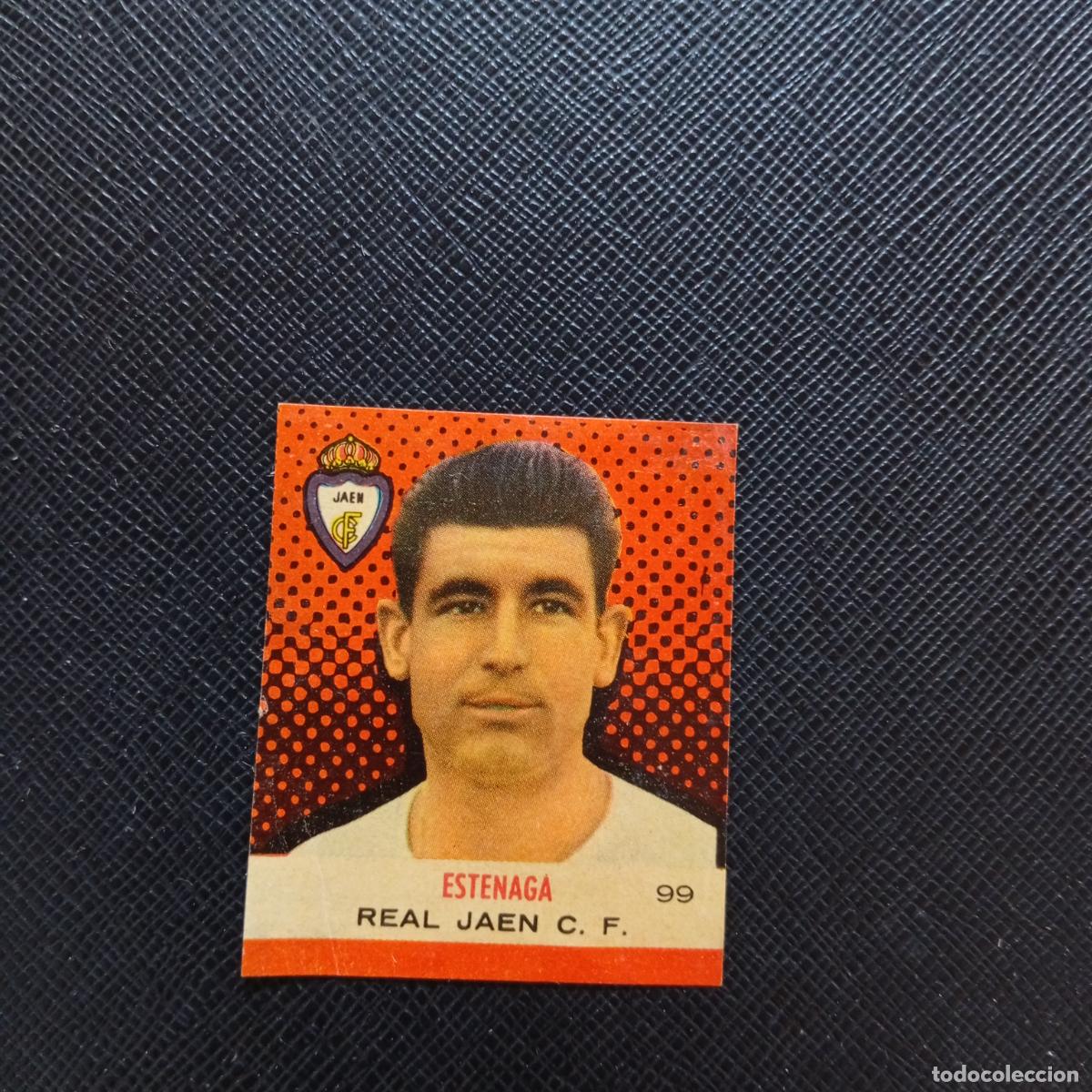 Cromos de F&uacute;tbol: 99 ESTENAGA JAEN BRUGUERA CAMPEONES 1957 1958 CROMO FUTBOL 57 58 - DESPEGADO - A44 PG118