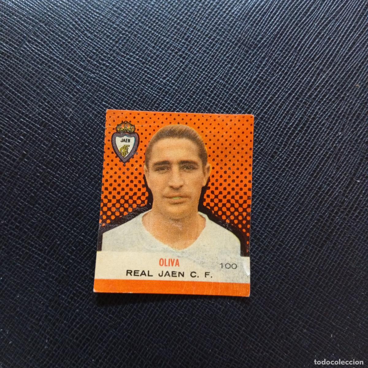 Cromos de F&uacute;tbol: 100 OLIVA JAEN BRUGUERA CAMPEONES 1957 1958 CROMO FUTBOL 57 58 - DESPEGADO - A44 PG118