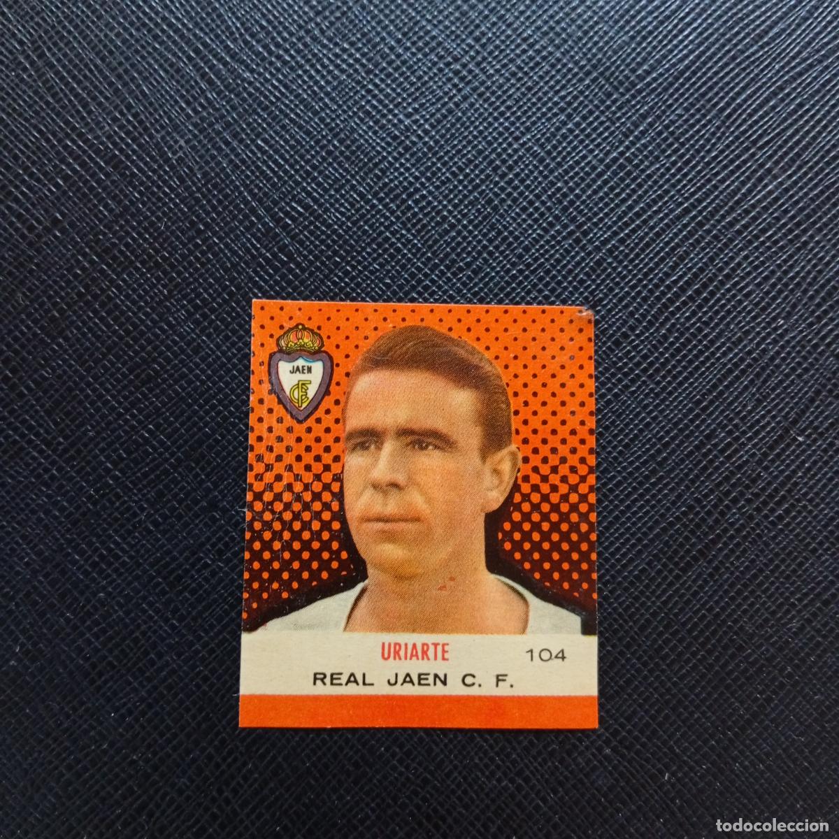 Cromos de F&uacute;tbol: 104 URIARTE JAEN BRUGUERA CAMPEONES 1957 1958 CROMO FUTBOL 57 58 - DESPEGADO - A44 PG136