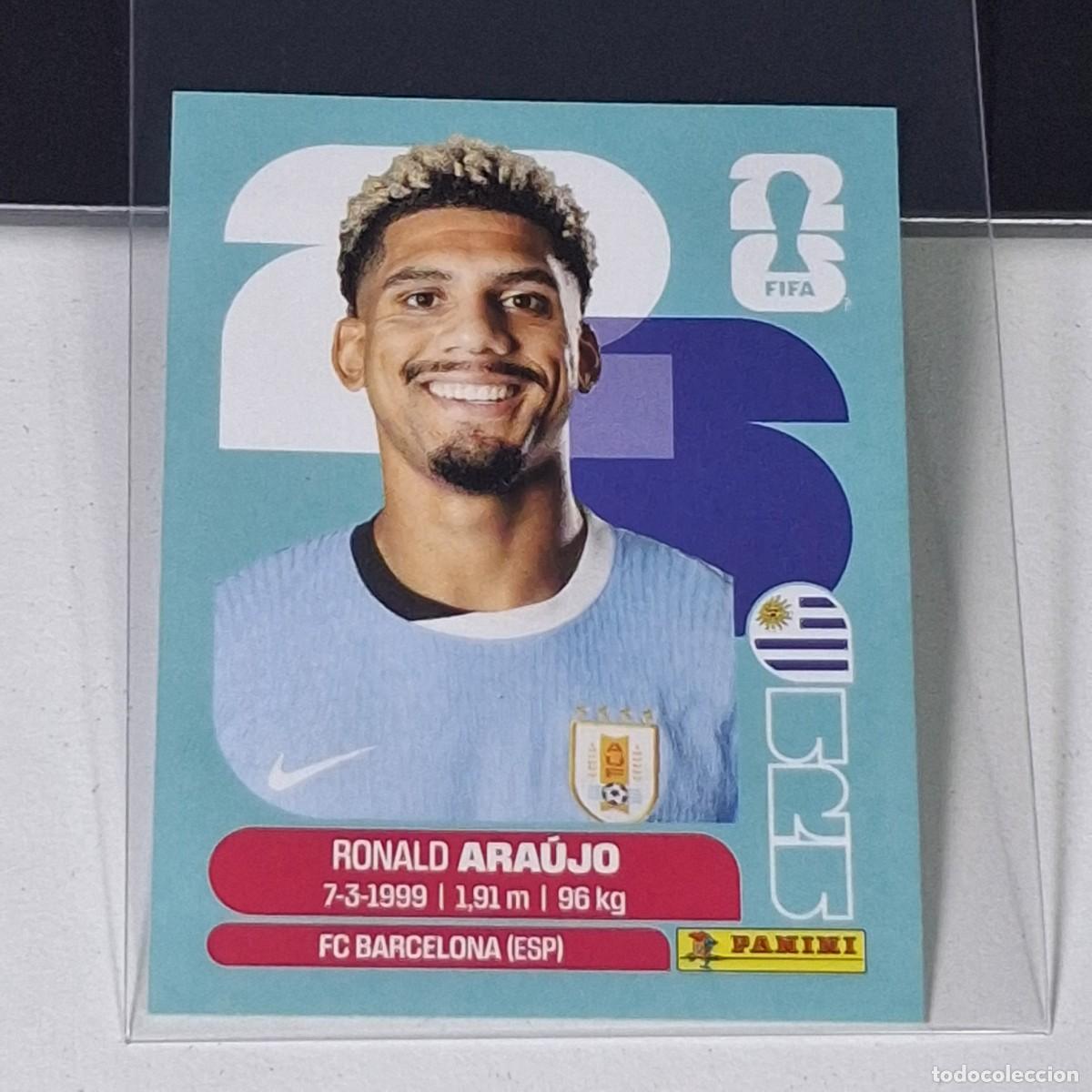 Cromos de F&uacute;tbol: B18 URU 4 URU4 RONALD ARAUJO URUGUAY URU MUNDIAL FIFA WOR MUNDIAL FIFA WORLD CUP 2026 STICKER PANINI