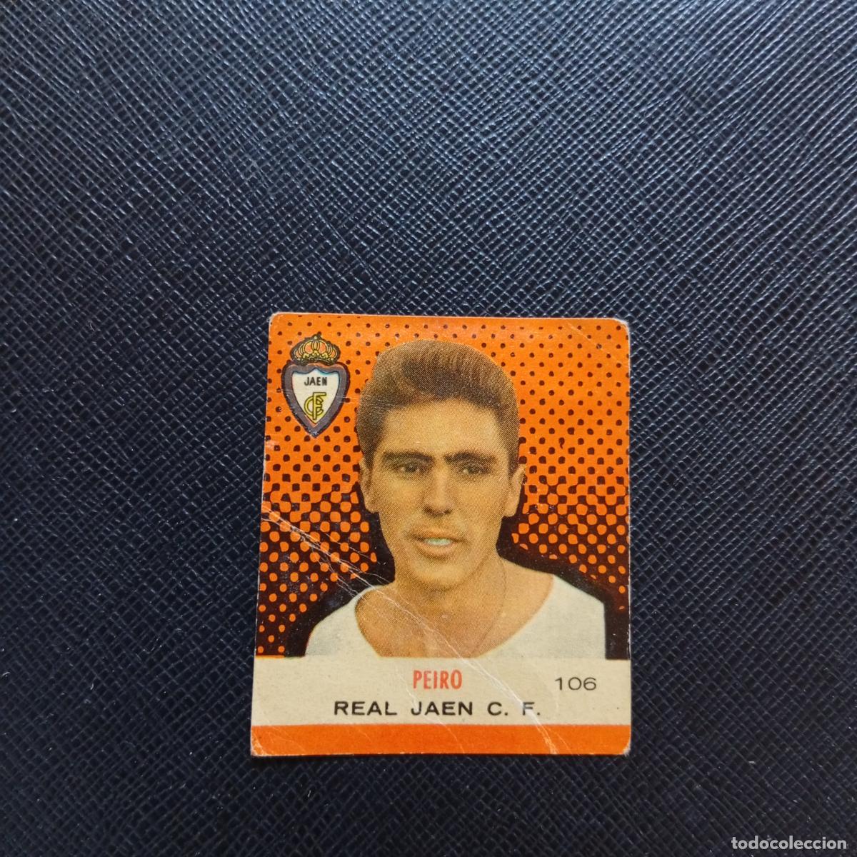 Cromos de F&uacute;tbol: 106 PEIRO JAEN BRUGUERA CAMPEONES 1957 1958 CROMO FUTBOL 57 58 - DESPEGADO - A44 PG136