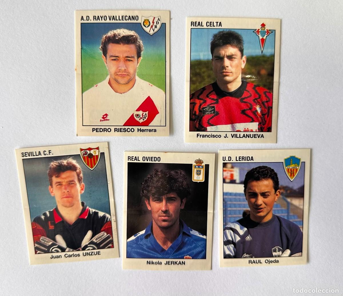 Cromos de F&uacute;tbol: Lote 5 Cards Futbol 93 94 Panini Bimbo
