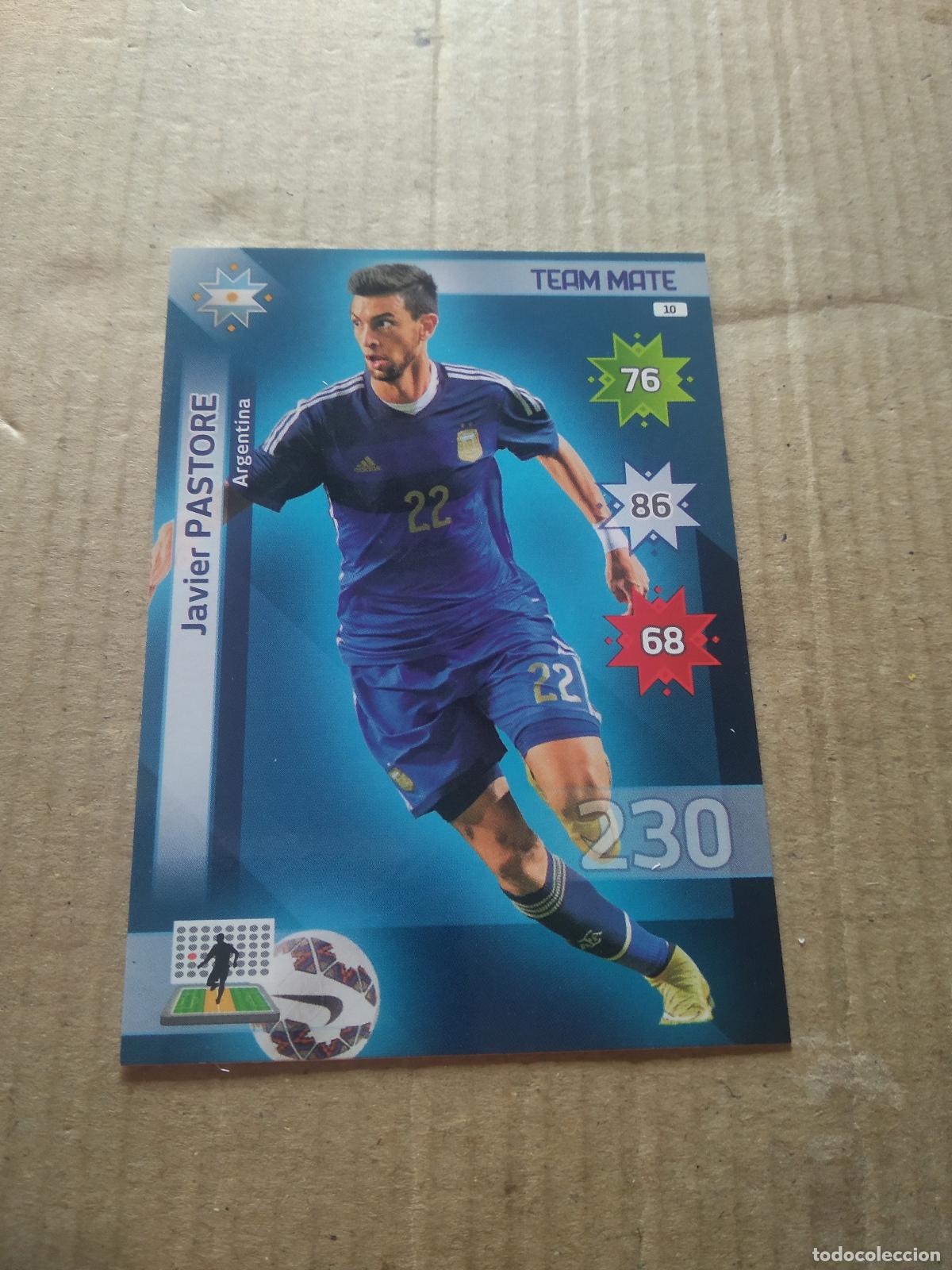 Cromos de F&uacute;tbol: 10 PASTORE ARGENTINA CROMO FUTBOL PANINI COPA AMERICA 2015 ADRENALYN