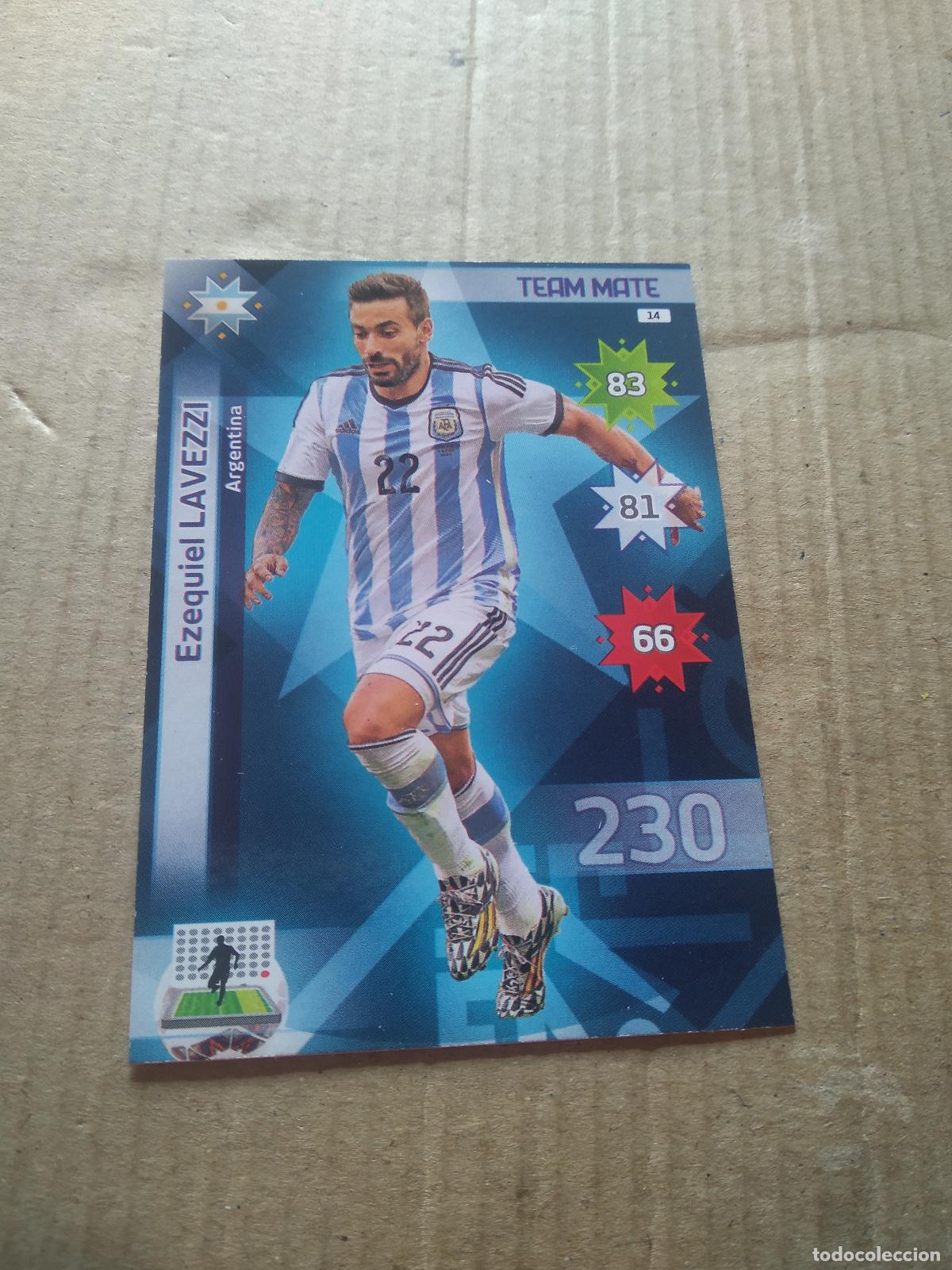 Cromos de F&uacute;tbol: 14 LAVEZZI ARGENTINA CROMO FUTBOL PANINI COPA AMERICA 2015 ADRENALYN