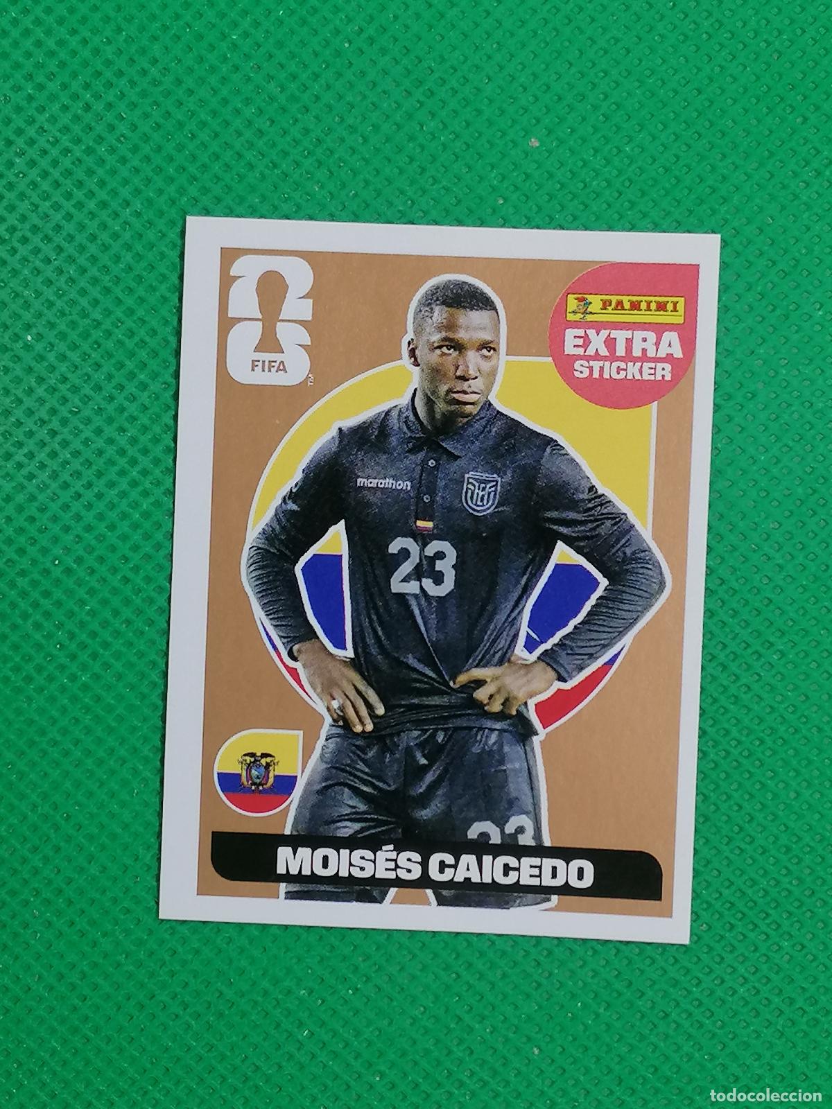 Cromos de F&uacute;tbol: MOISES CAICEDO ECUADOR BRONCE EXTRA STICKER ⚽ PANINI FIFA MUNDIAL WORLD CUP 26 2026 STICKER ⚽
