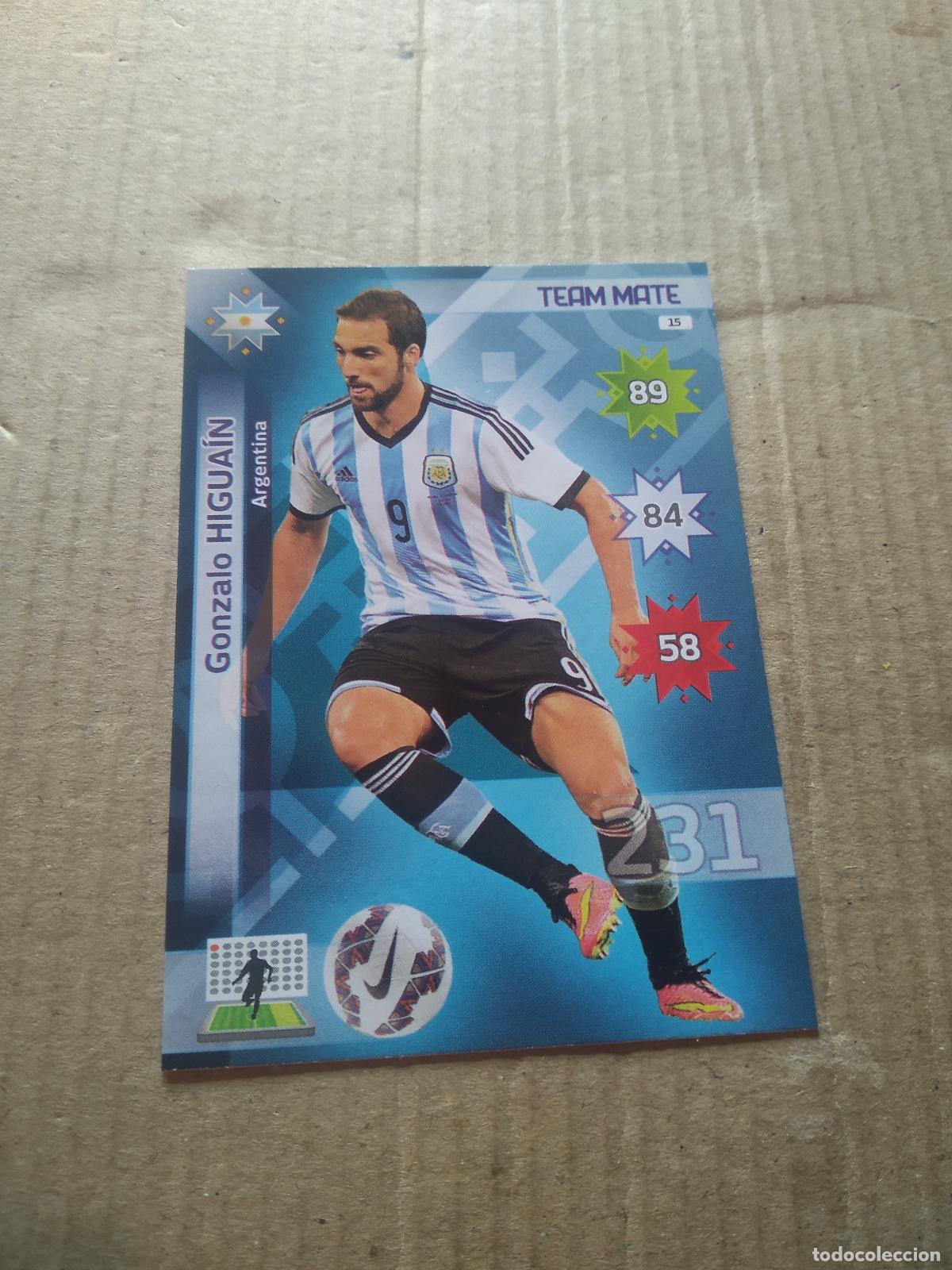 Cromos de F&uacute;tbol: 15 HIGUAIN ARGENTINA CROMO FUTBOL PANINI COPA AMERICA 2015 ADRENALYN