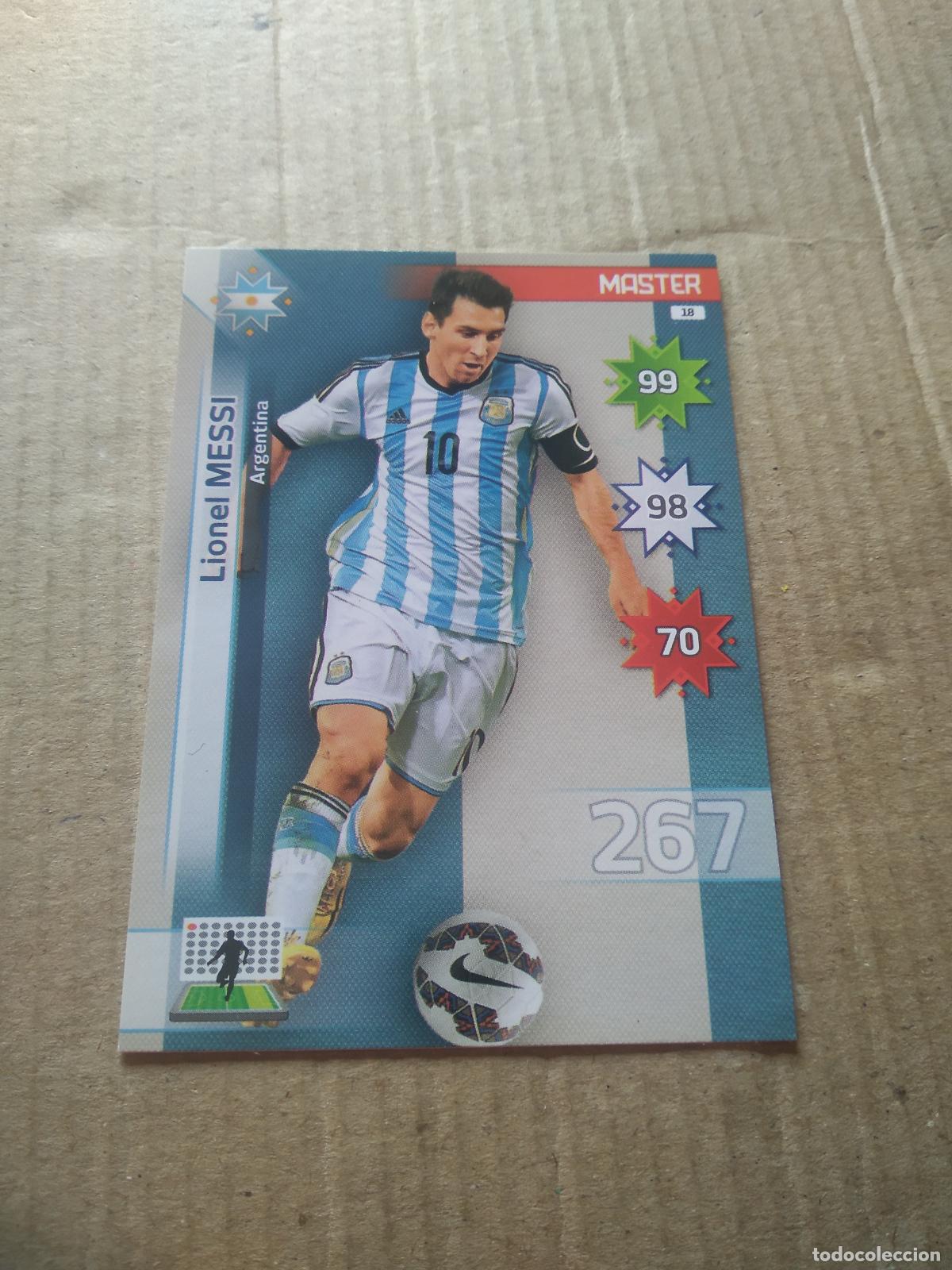 Cromos de F&uacute;tbol: 18 MESSI ARGENTINA CROMO FUTBOL PANINI COPA AMERICA 2015 ADRENALYN