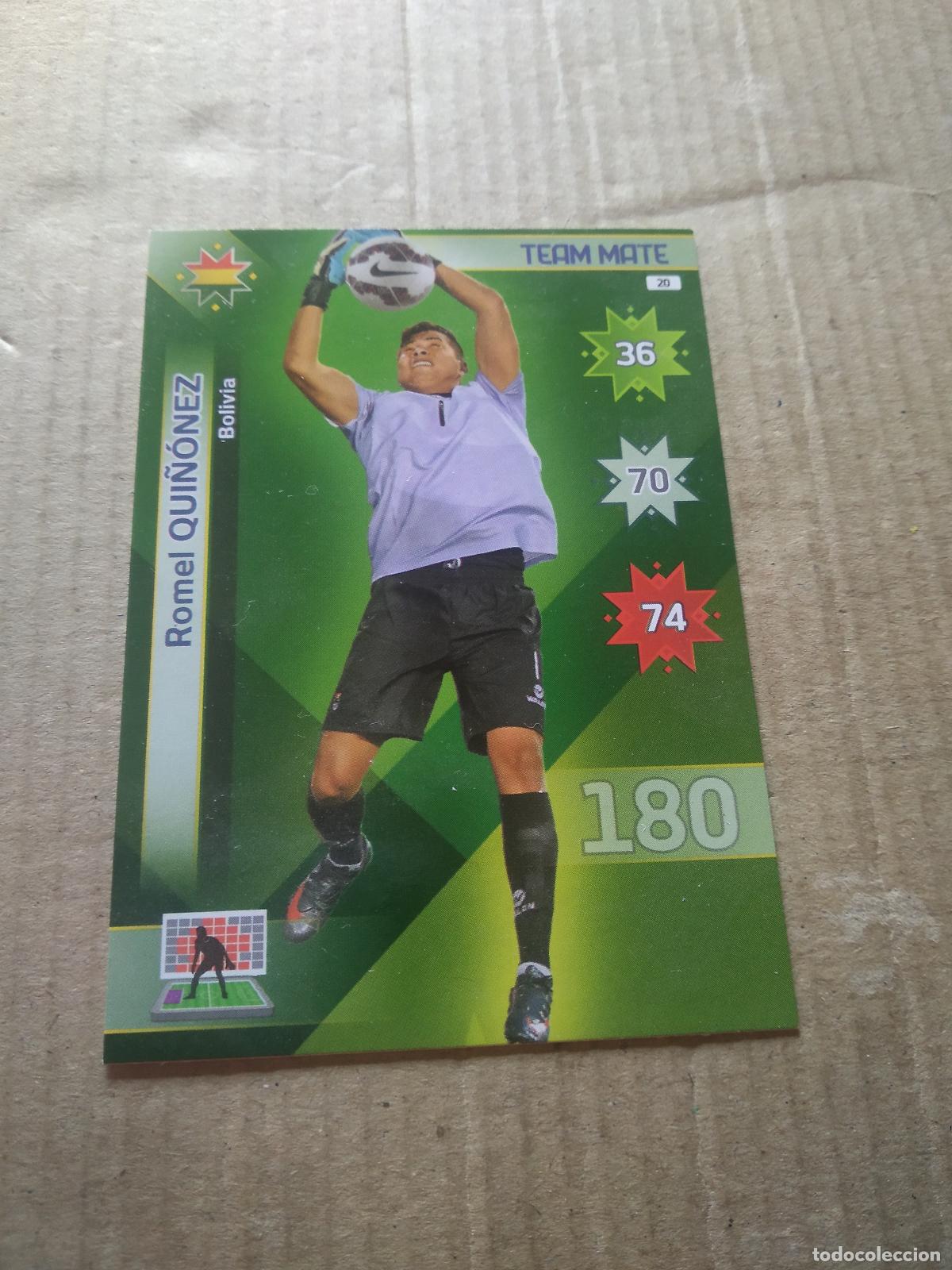 Football Stickers: 20 ROMEL QUI&Ntilde;ONEZ BOLIVIA CROMO FUTBOL PANINI COPA AMERICA 2015 ADRENALYN