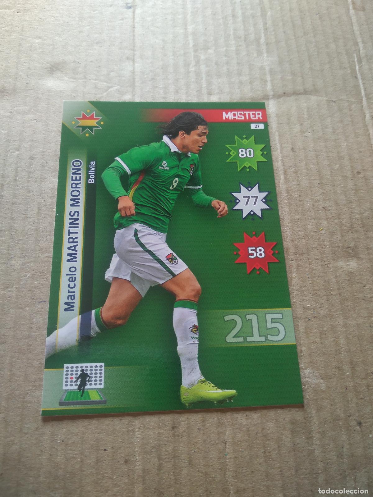 Football Stickers: 27 MARCELO MARTINS MORENO BOLIVIA CROMO FUTBOL PANINI COPA AMERICA 2015 ADRENALYN