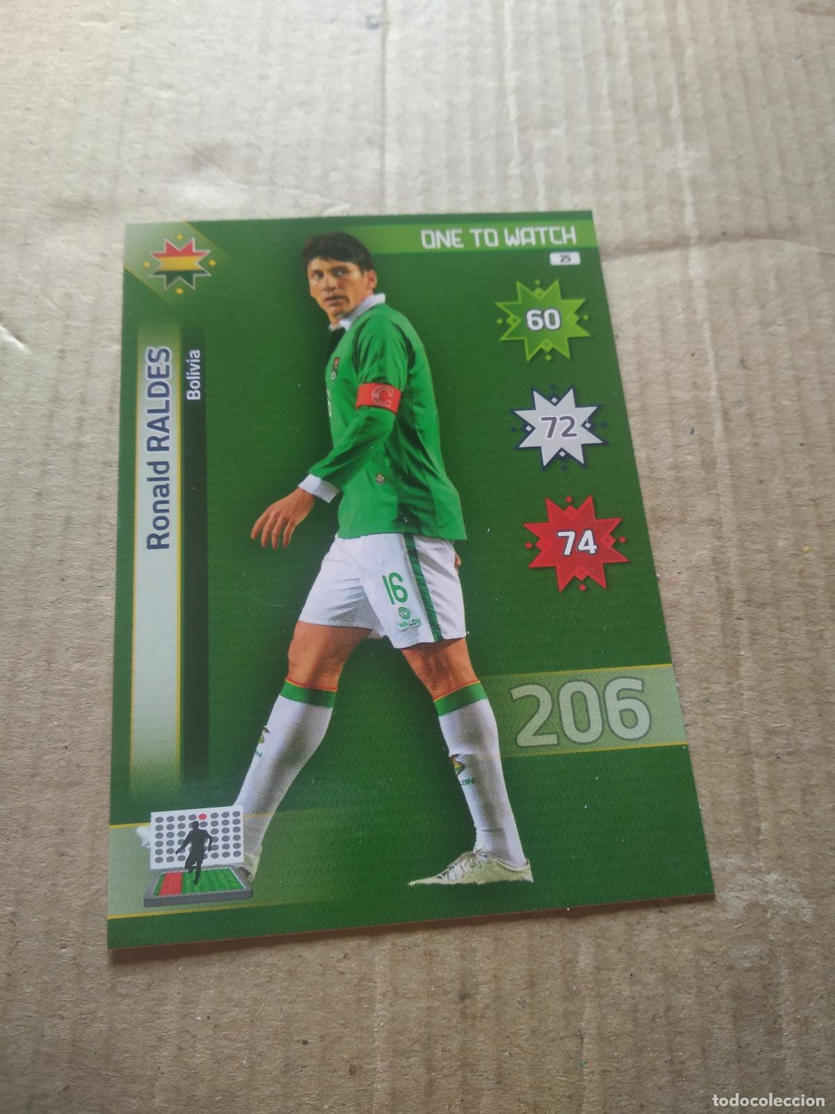 Football Stickers: 25 RONALD RALDES BOLIVIA CROMO FUTBOL PANINI COPA AMERICA 2015 ADRENALYN