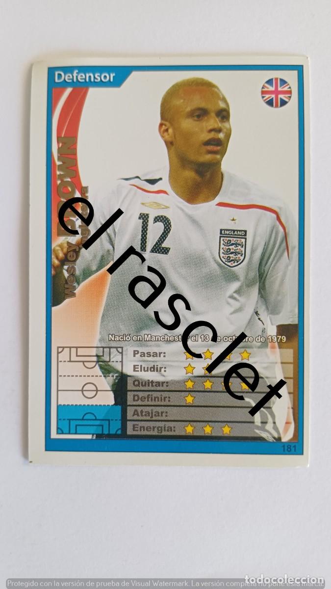 Football Stickers: CARTA FUTBOL CHAMP - WESLEY BROWN - INGLATERRA