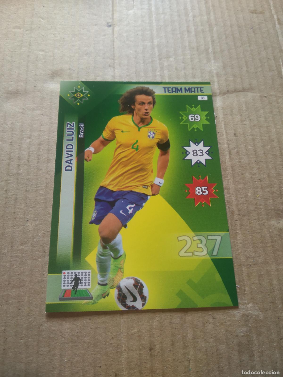 Football Stickers: 30 DAVID LUIZ BRASIL CROMO FUTBOL PANINI COPA AMERICA 2015 ADRENALYN