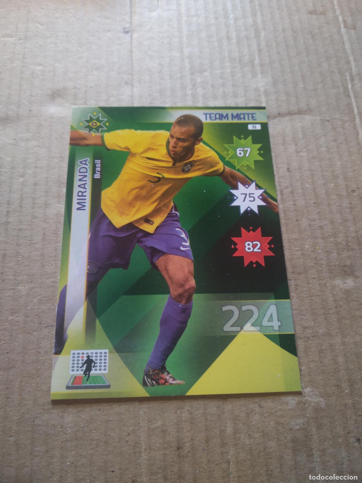 Football Stickers: 31 MIRANDA BRASIL CROMO FUTBOL PANINI COPA AMERICA 2015 ADRENALYN