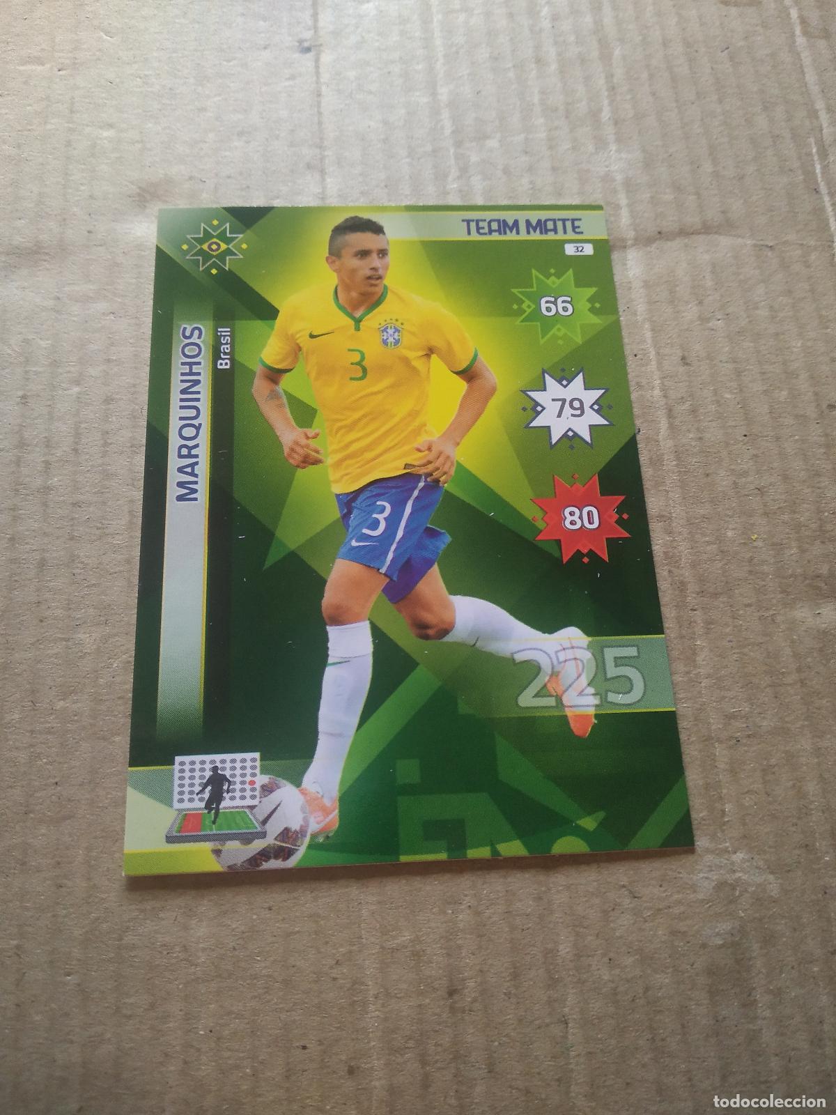 Football Stickers: 32 MARQUINHOS ROOKIE BRASIL CROMO FUTBOL PANINI COPA AMERICA 2015 ADRENALYN