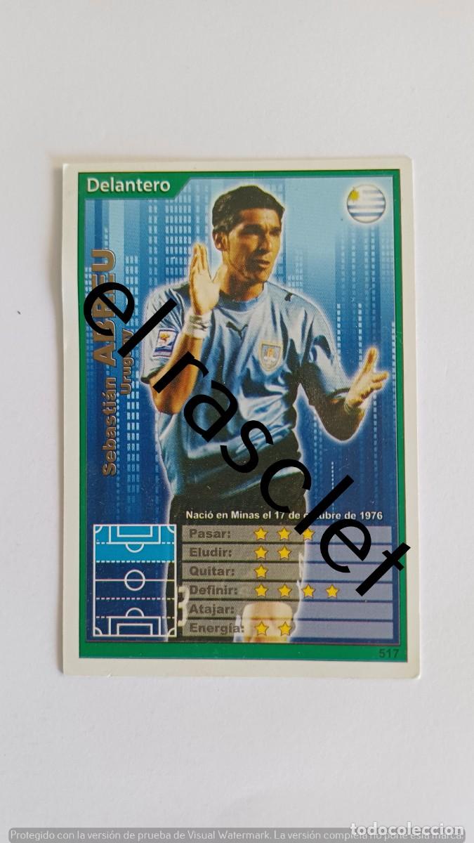 Football Stickers: CARTA FUTBOL CHAMP - SEBASTIAN ABREU- URUGUAY
