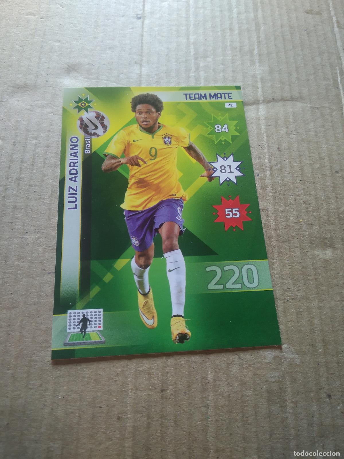 Cromos de Futebol: 42 LUIZ ADRIANO BRASIL CROMO FUTBOL PANINI COPA AMERICA 2015 ADRENALYN