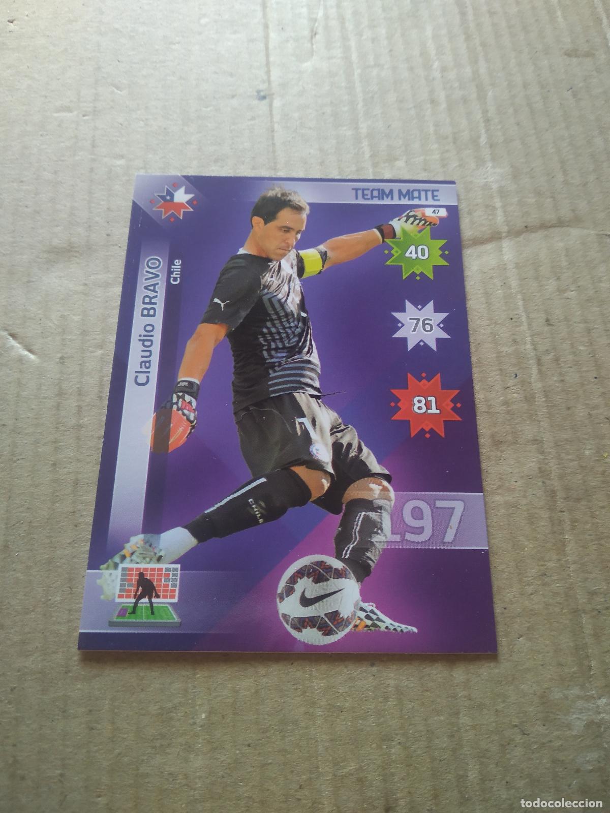 Cromos de Futebol: 47 CLAUDIO BRAVO CHILE CROMO FUTBOL PANINI COPA AMERICA 2015 ADRENALYN