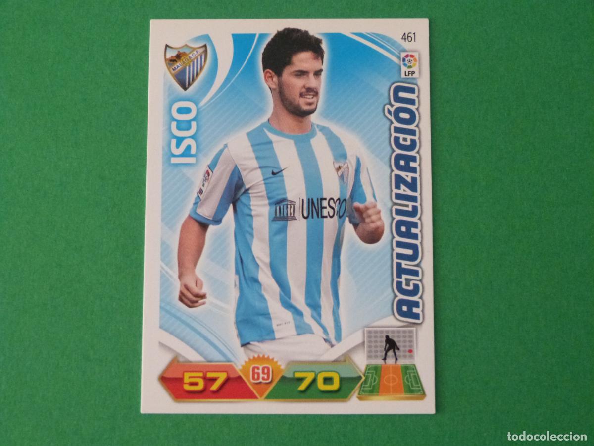 Cromos de Futebol: TRADING CARD FUTBOL ISCO MALAGA C.F. N&ordm; 461 LIGA ADRENALYN XL 2011-2012/11-12 PANINI