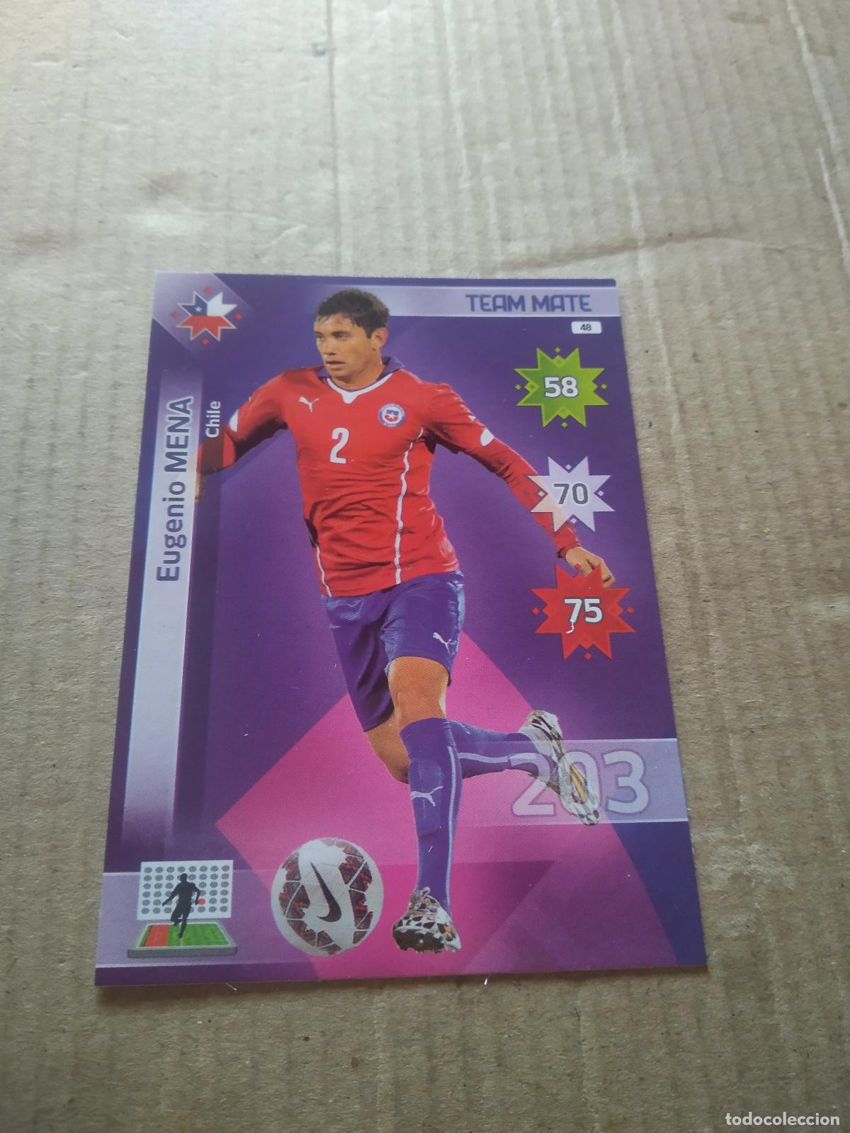 Cromos de Futebol: 48 EUGENIO MENA CHILE CROMO FUTBOL PANINI COPA AMERICA 2015 ADRENALYN