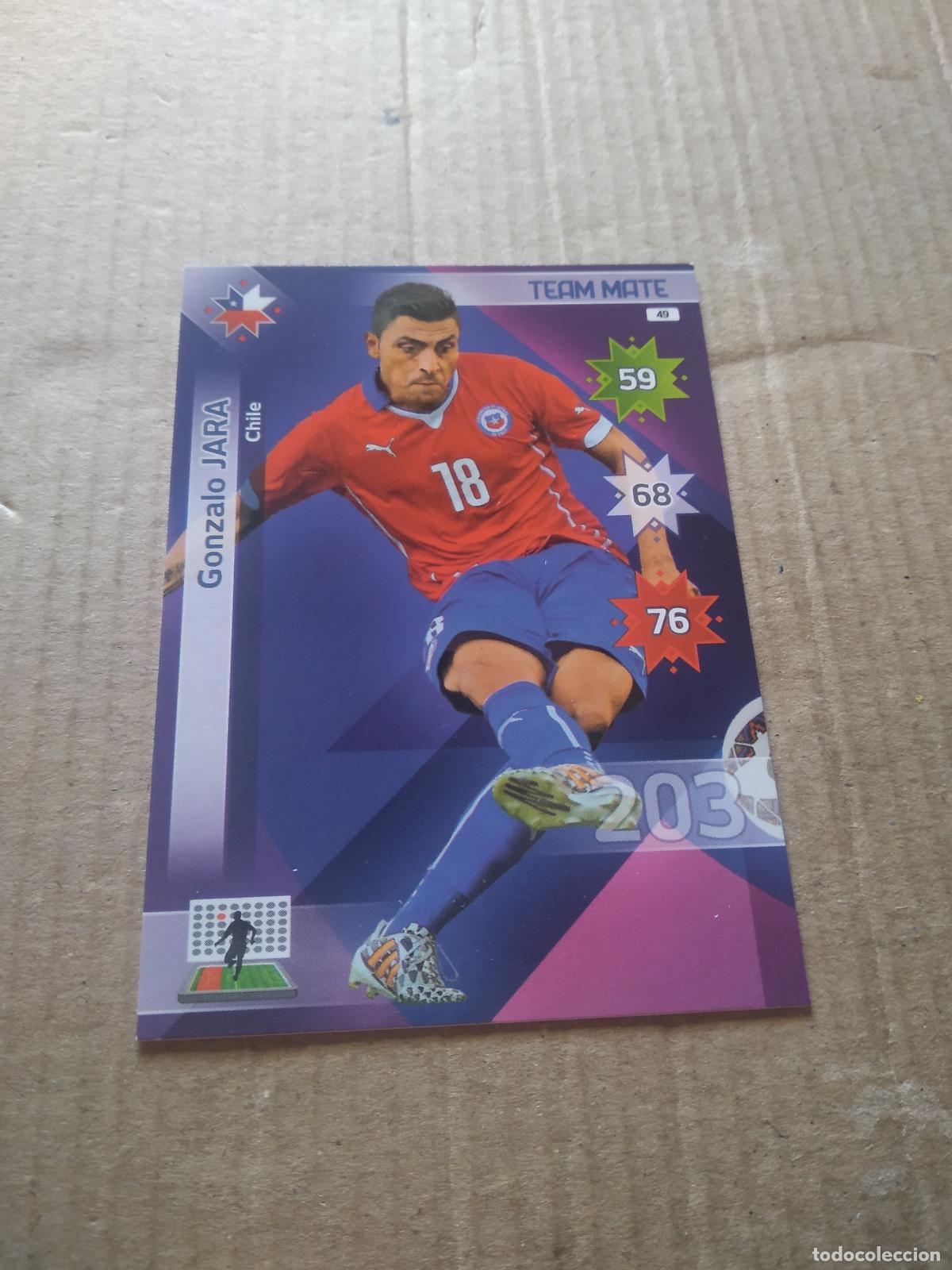Cromos de Futebol: 49 GONZALO JARA CHILE CROMO FUTBOL PANINI COPA AMERICA 2015 ADRENALYN