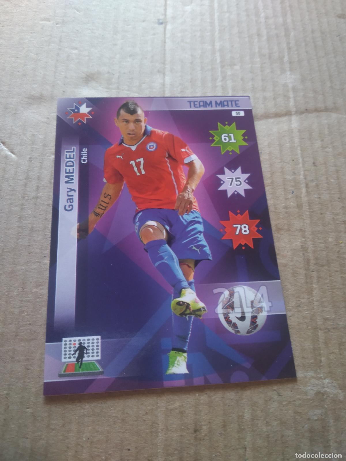 Cromos de Futebol: 50 GARY MEDEL CHILE CROMO FUTBOL PANINI COPA AMERICA 2015 ADRENALYN